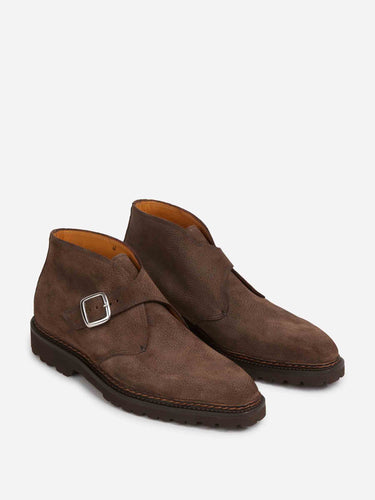 Bontoni Hombre Barcelona Botines Ante Visionario color Marrón sku 615-000066 01 - Foto 2