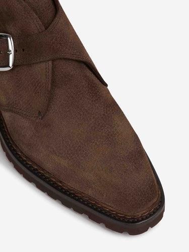 Bontoni Hombre Barcelona Botines Ante Visionario color Marrón sku 615-000066 01 - Foto 5