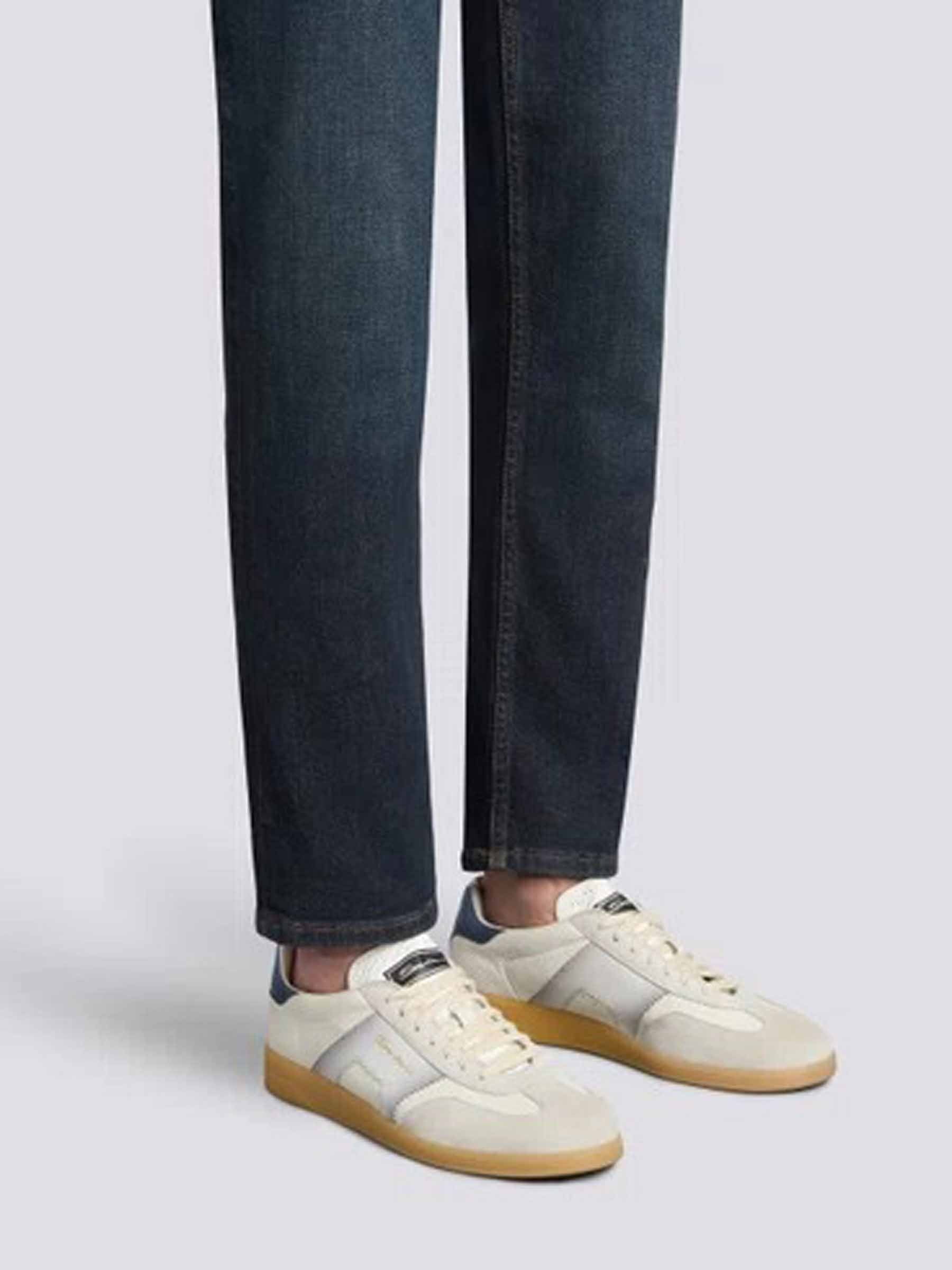 Santoni Hombre Barcelona Sneakers DBS Olympic color Blanco sku 616-003071 01 - Foto 2