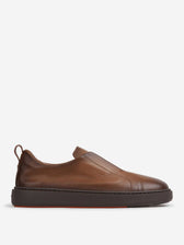 Santoni Hombre Barcelona zapatillas Piel lisa color Marrón sku 616-003163 01 - Foto 1