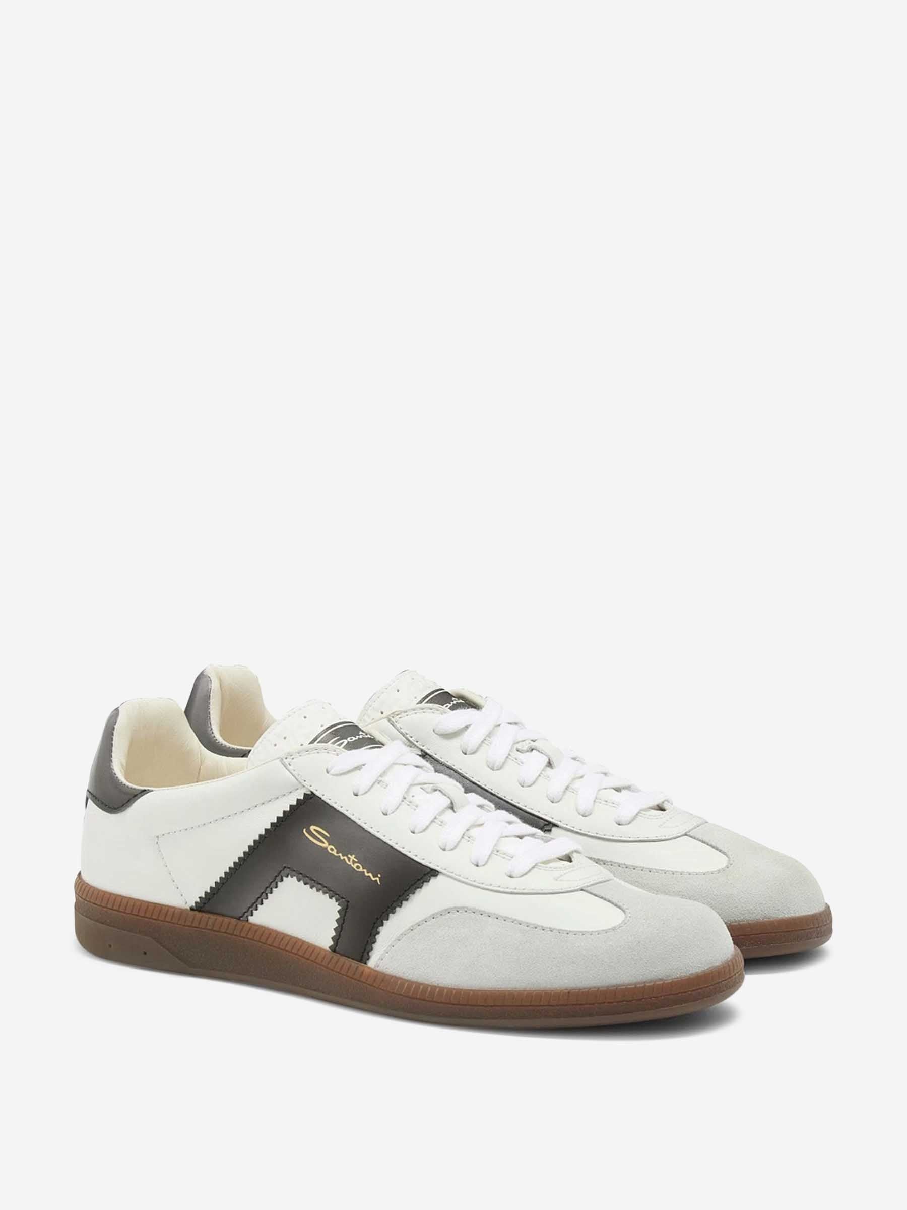 Santoni Hombre Barcelona Sneakers DBS Oly color Blanco sku 616-003164 01 - Foto 2