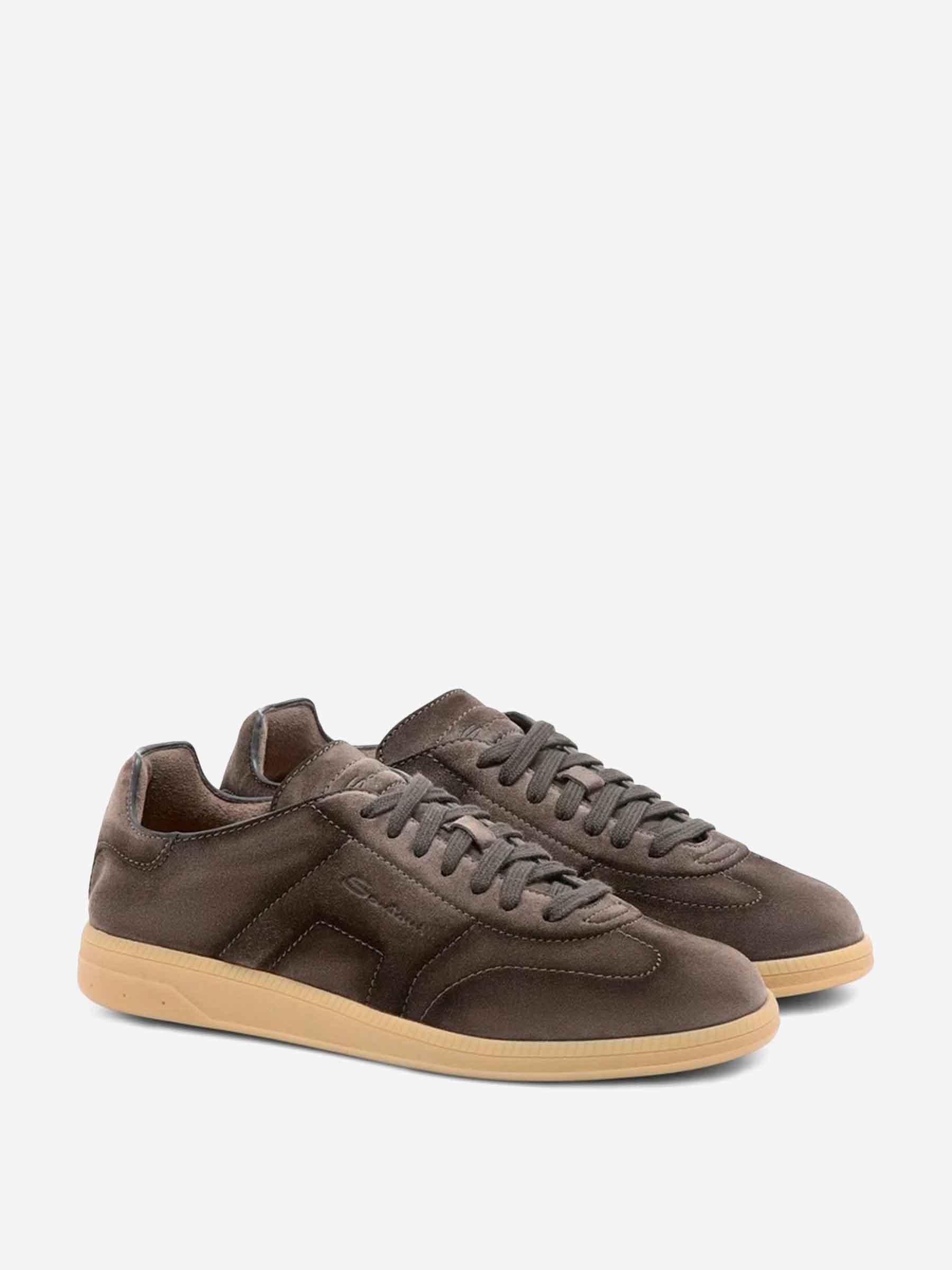 Santoni Hombre Barcelona Sneaker DBS Oly color Beige sku 616-003165 01 - Foto 2