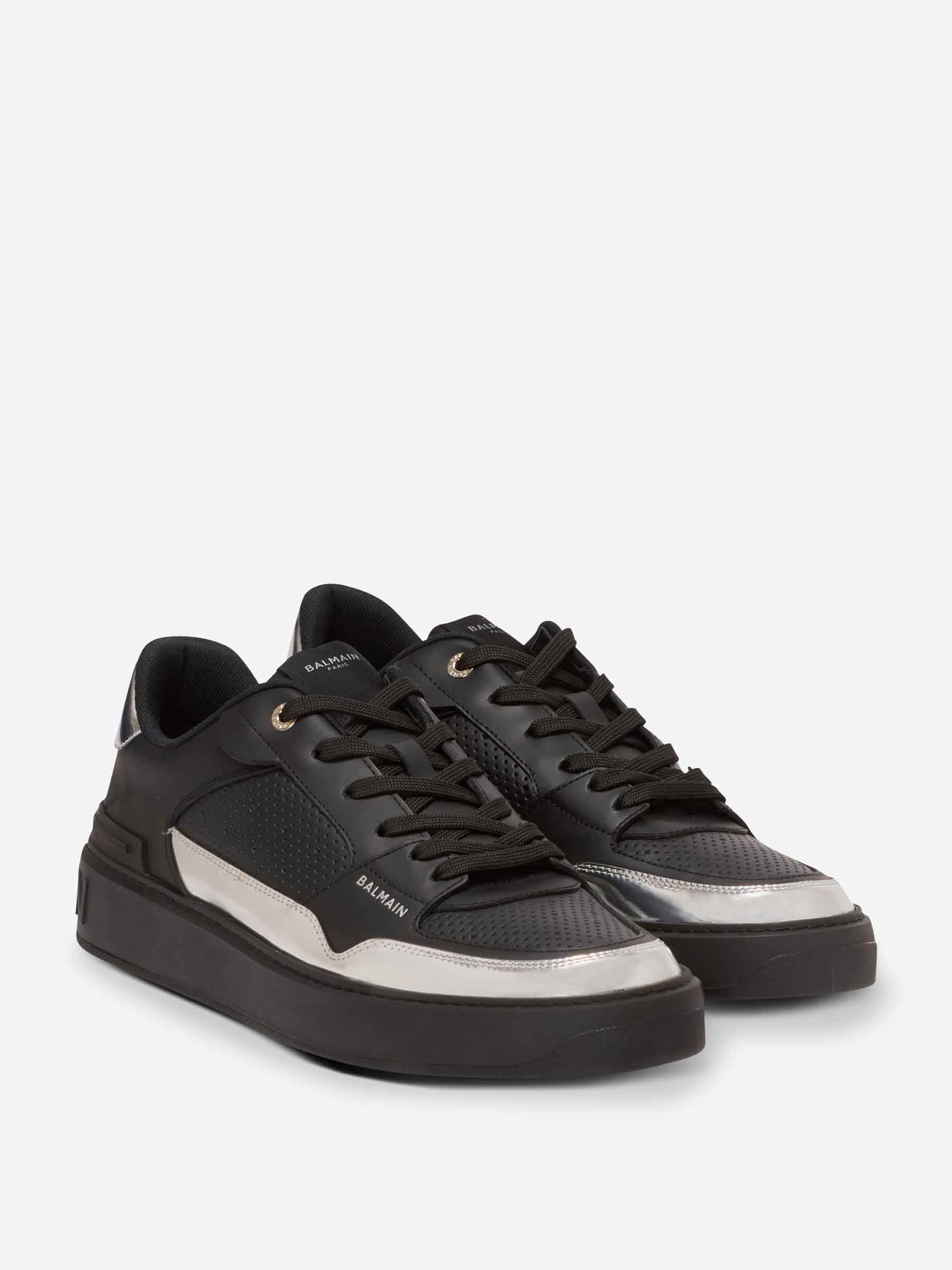 Balmain Hombre Barcelona Sneakers B-Court Flip color Negro sku 616-003172 01 - Foto 2