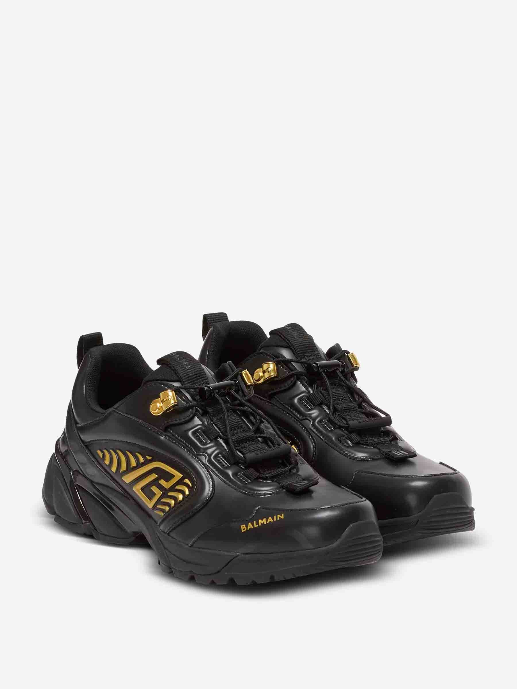 Balmain Hombre Barcelona Sneakers Cosmic Dust color Negro sku 616-003174 01 - Foto 2