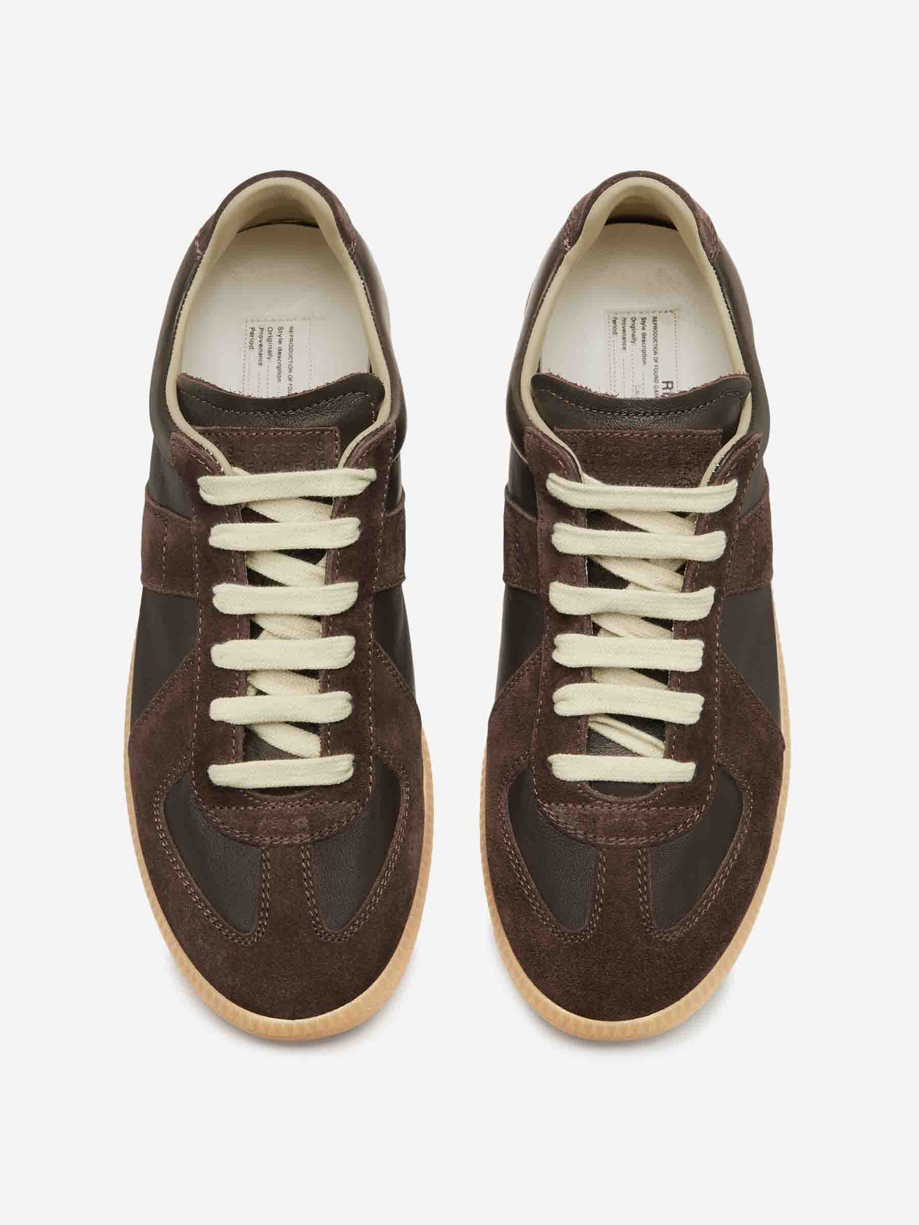 Maison Margiela Hombre Barcelona Sneakers Replica color Marrón Oscuro sku 616-003179 04 - Foto 2