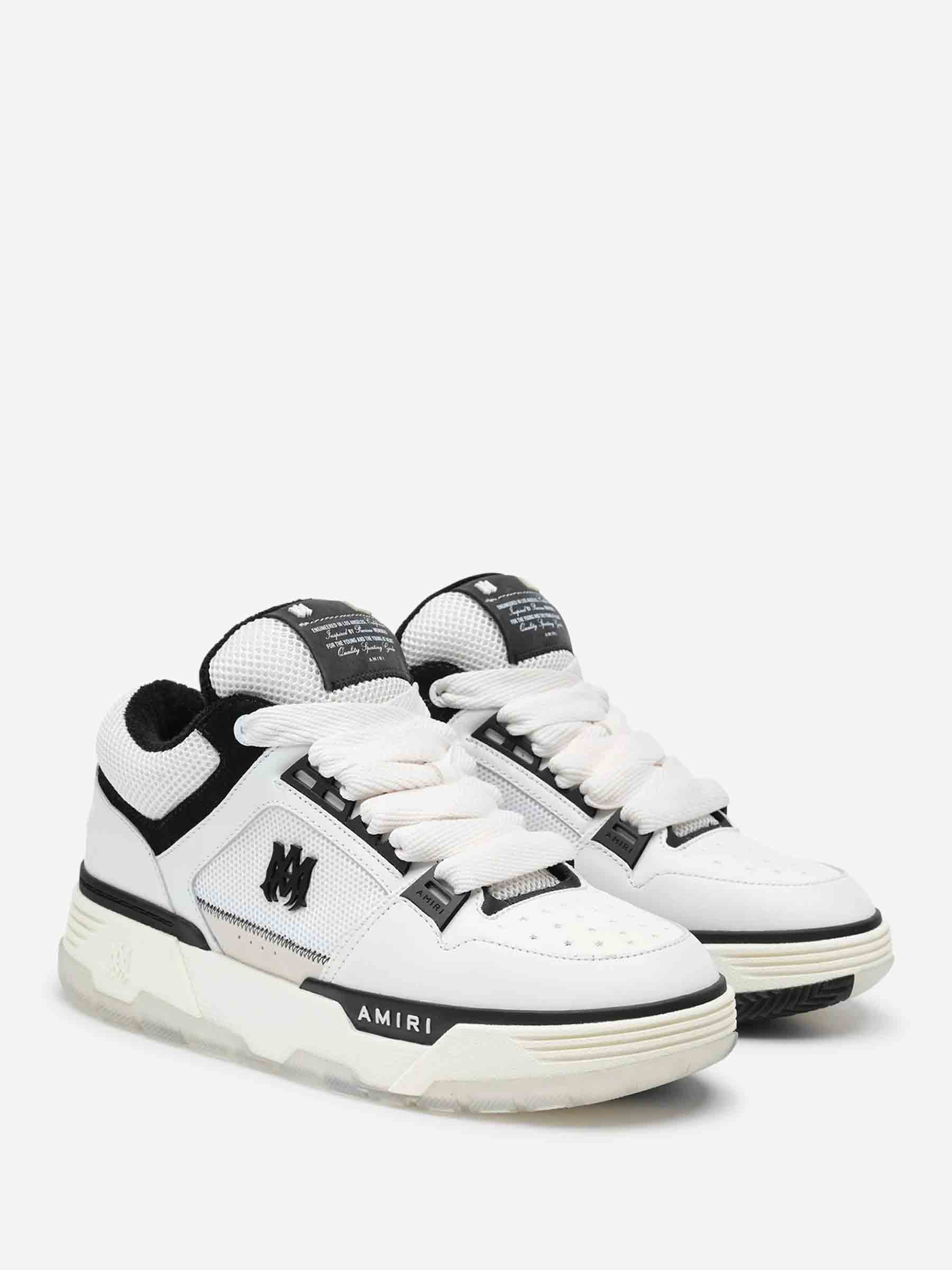 Amiri Hombre Barcelona Sneakers MA-1 color Blanco y Negro sku 616-003227 02 - Foto 2