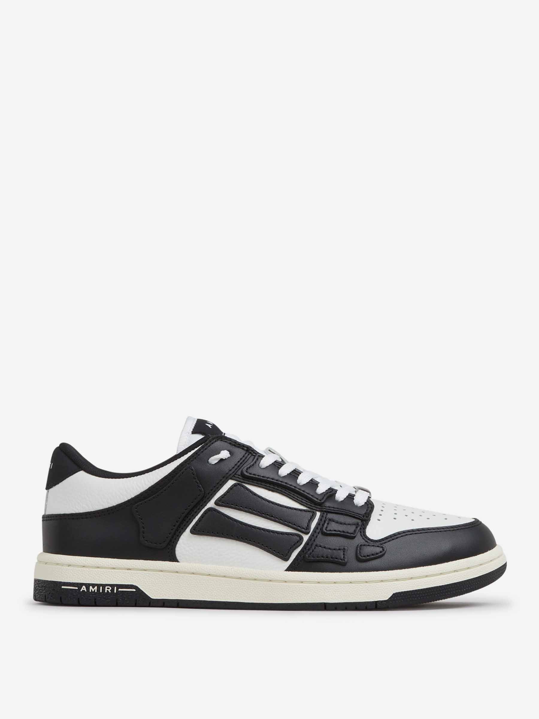 Amiri Hombre Barcelona Sneakers Skel Top Low color Blanco y Negro sku 616-003230 01 - Foto 1