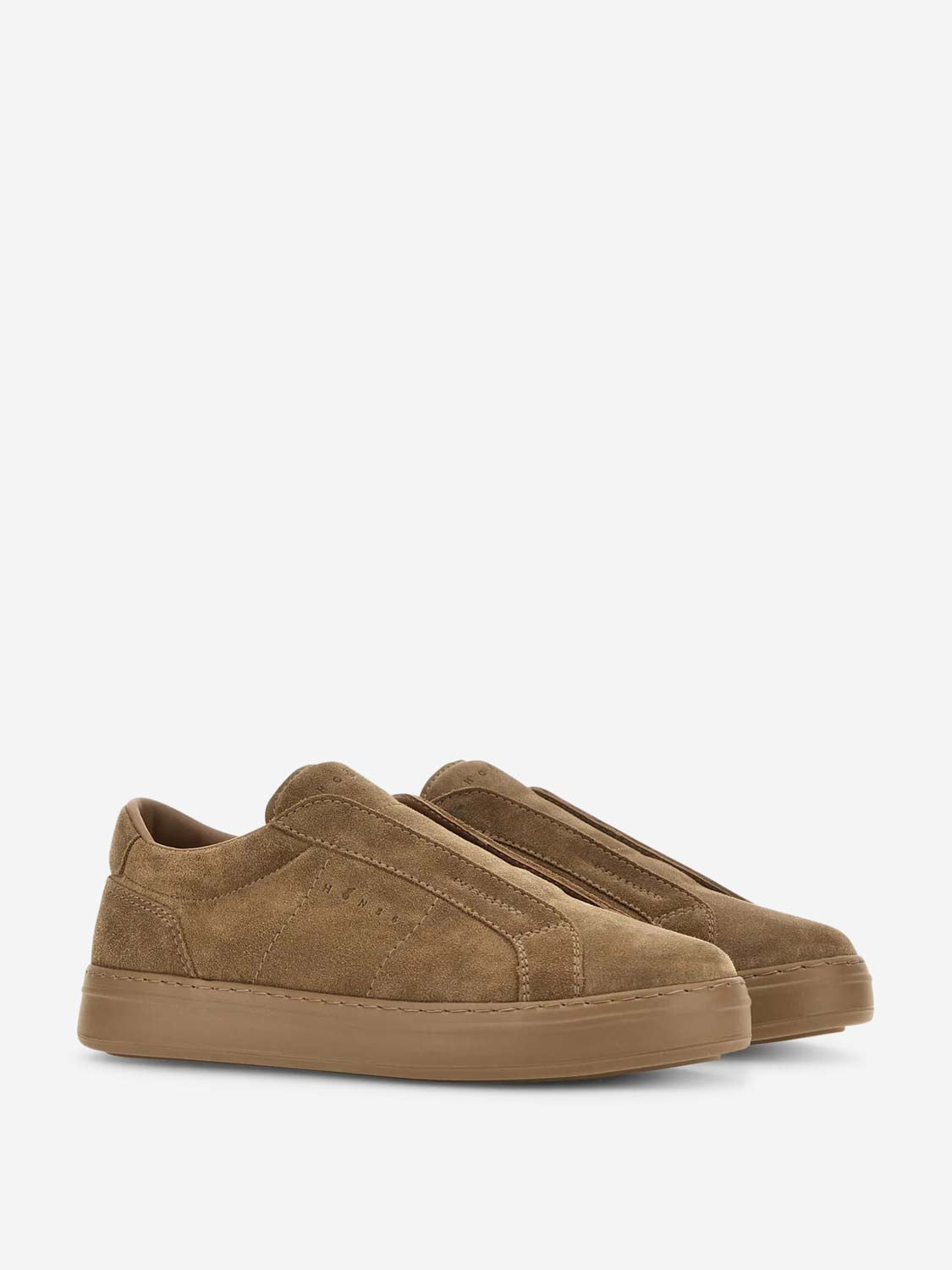 Hogan Hombre Barcelona Sneakers H-TV color Camel sku 616-003233 02 - Foto 2