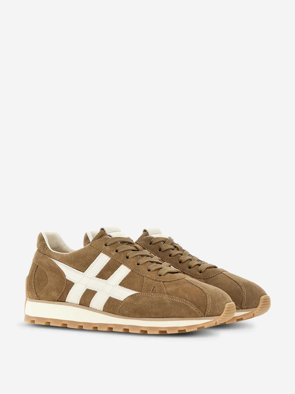Hogan Hombre Barcelona Sneakers 86er color Beige sku 616-003234 02 - Foto 2