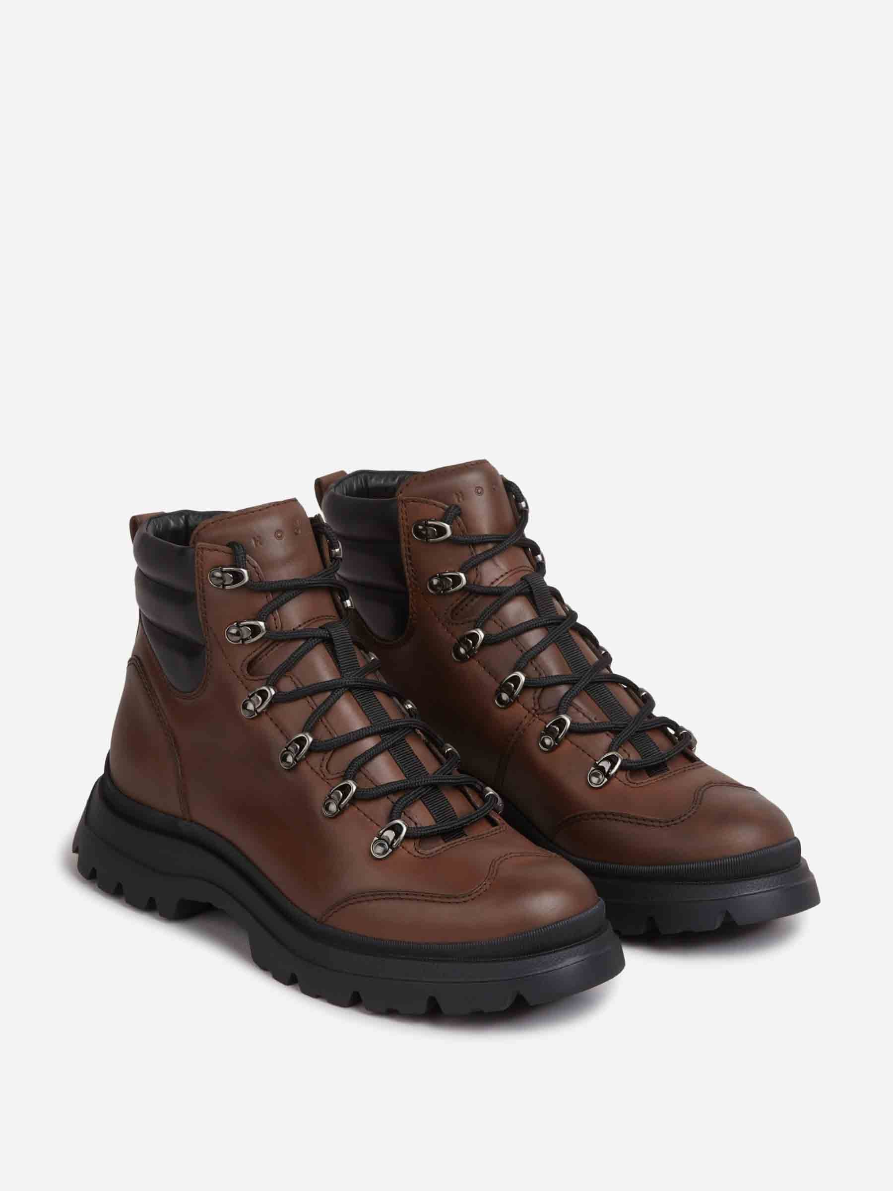 Hogan Hombre Barcelona Botas H692 color Marrón sku 616-003238 01 - Foto 2