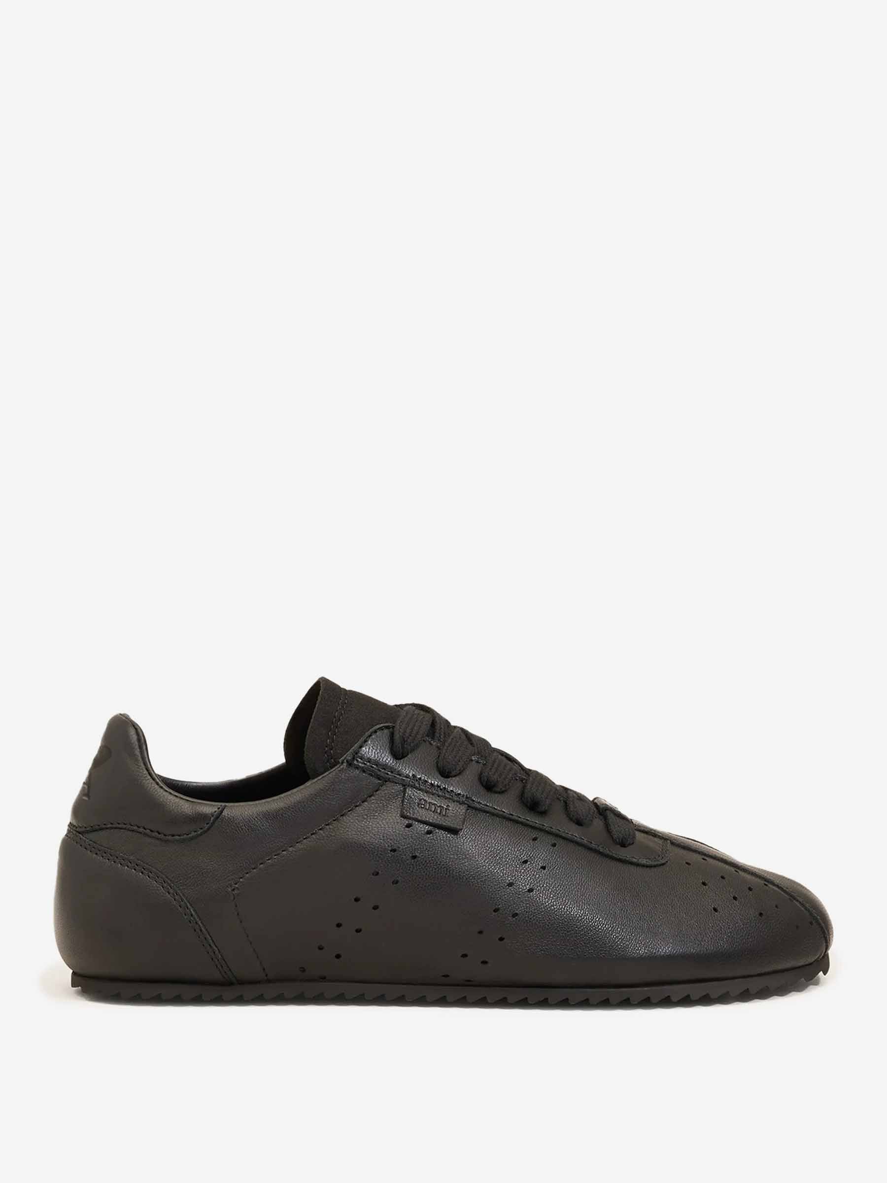 Ami Paris Hombre Barcelona Sneakers Piel Lisa color Negro sku 616-003250 01 - Foto 1