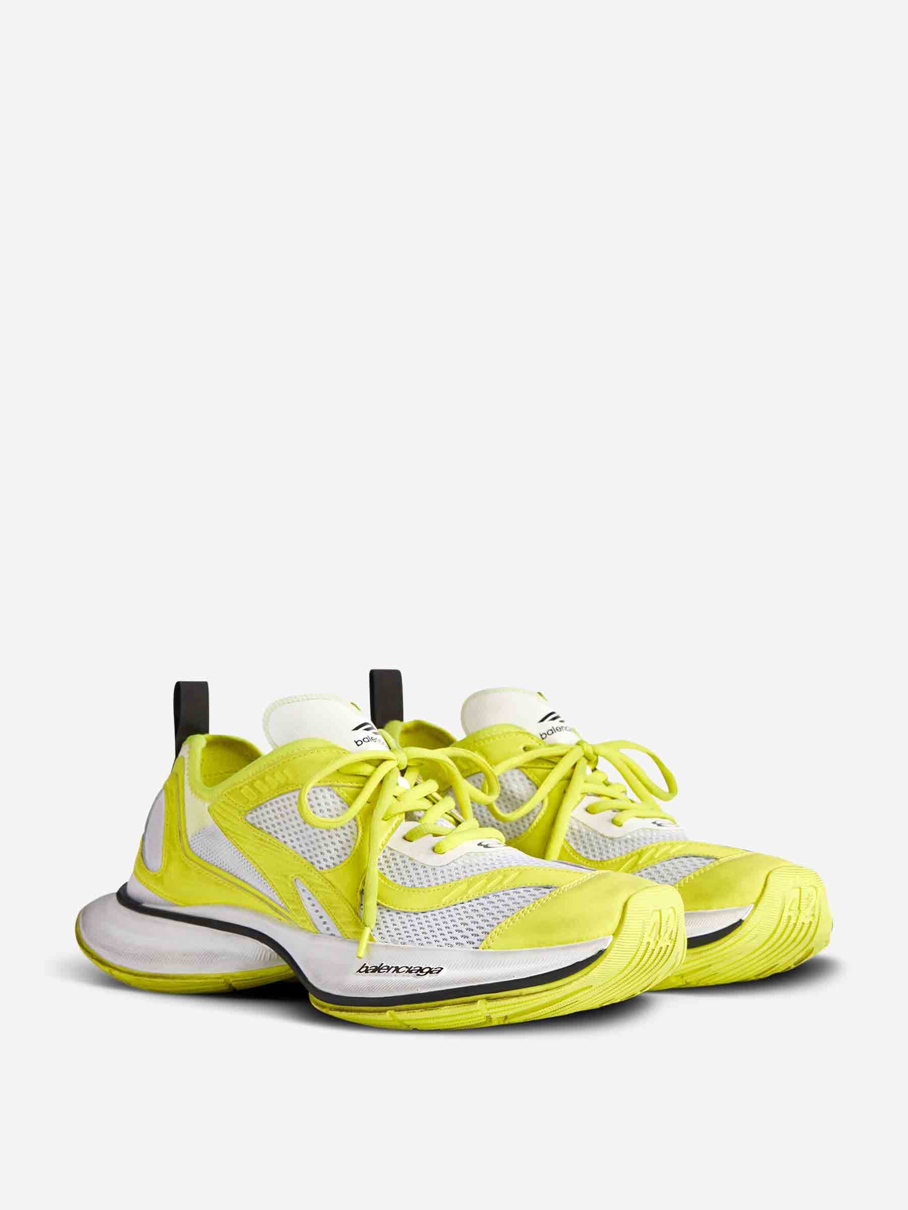 Balenciaga Hombre Barcelona Sneakers Circuit color Amarillo Neón sku 616-003254 02 - Foto 2