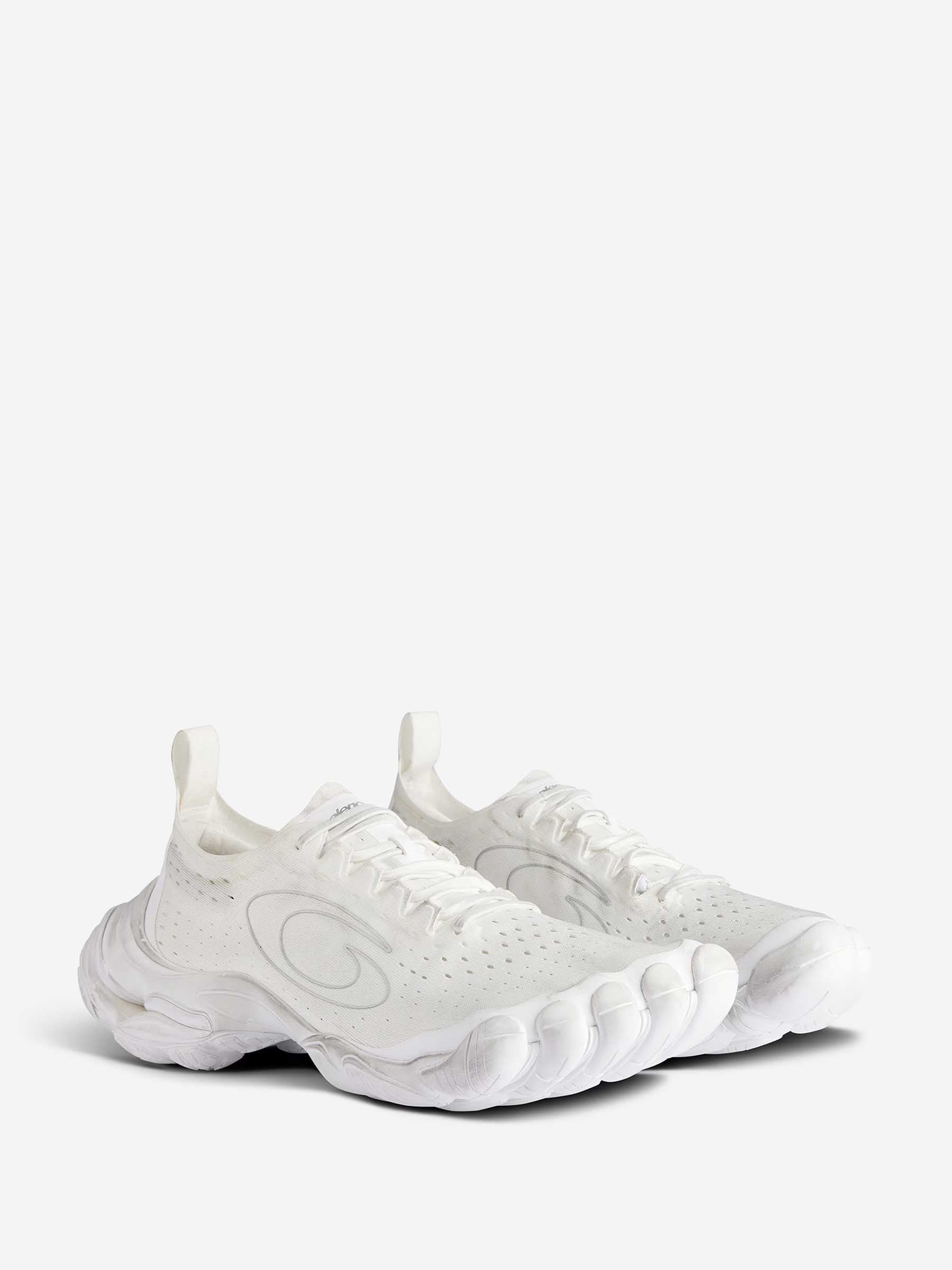Balenciaga Hombre Barcelona Sneakers Anatomic Runner color Blanco sku 616-003258 02 - Foto 2