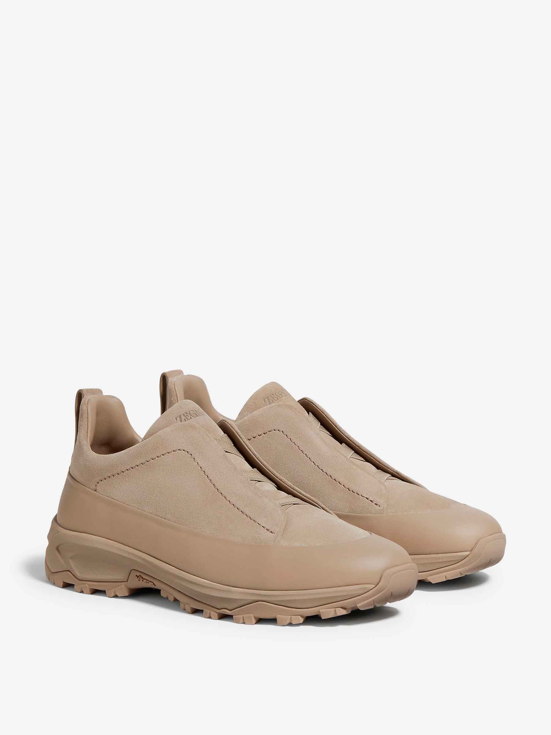 Zegna Hombre Barcelona Sneakers Triple Stitch Monte color Beige sku 616-003268 01 - Foto 2