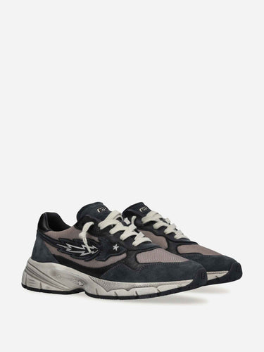Enterprise Japan Hombre Barcelona zapatillas Run Rocket color Blanco Y Negro sku 616-003275 01 - Foto 2