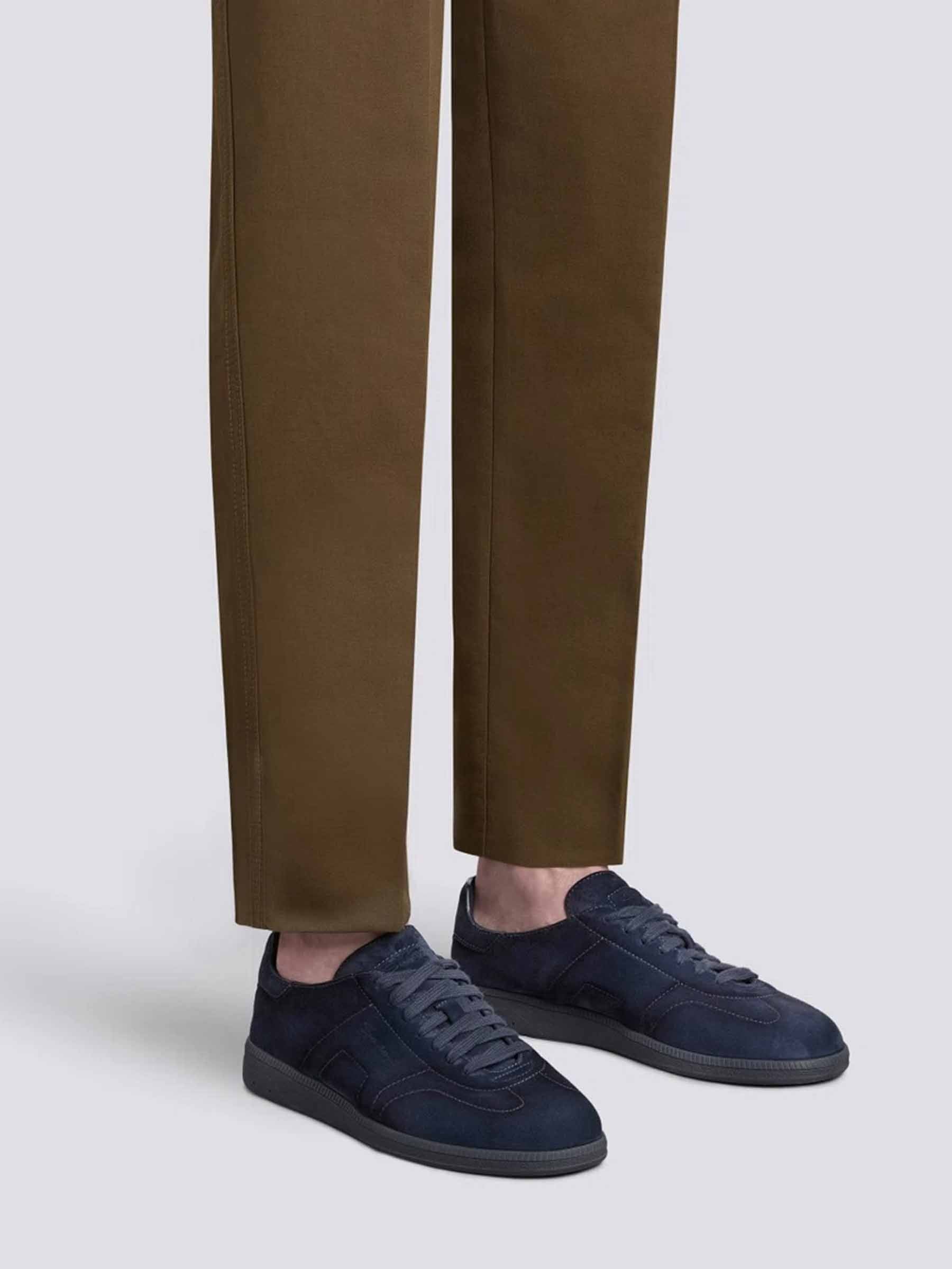 Santoni Hombre Barcelona Sneaker DBS Oly color Azul Marino sku 616-003285 01 - Foto 2