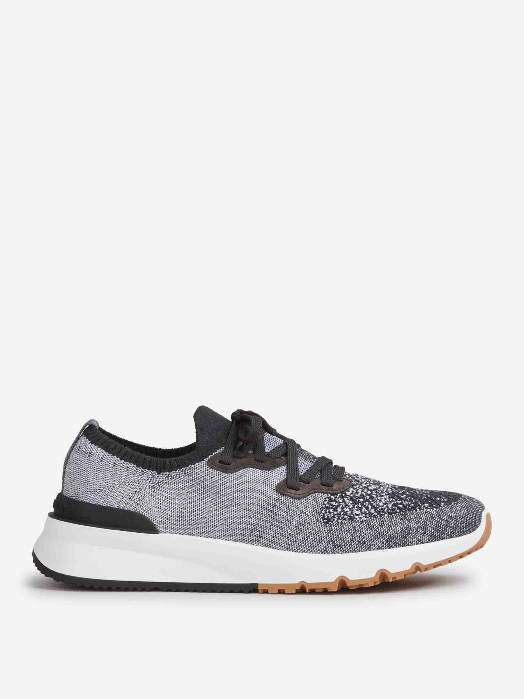 Brunello Cucinelli Hombre Barcelona Sneakers Running Punto color Gris sku 616-003291 01 - Foto 1