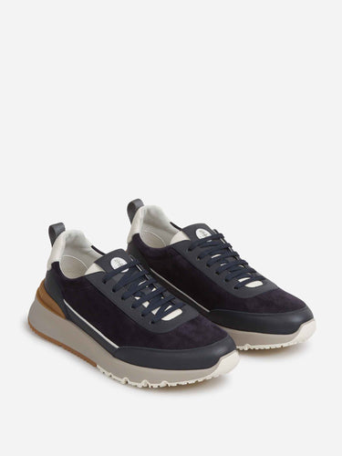 Brunello Cucinelli Hombre Barcelona zapatillas Ante color Azul Marino sku 616-003292 01 - Foto 2