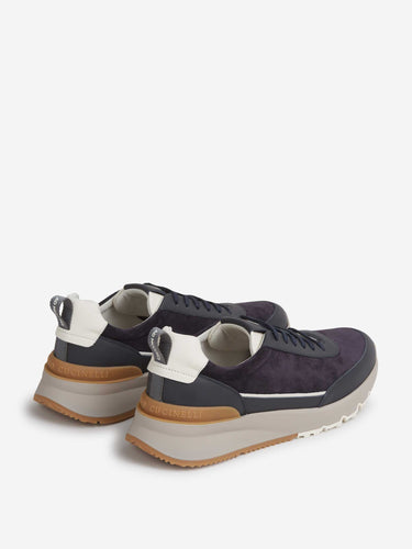 Brunello Cucinelli Hombre Barcelona zapatillas Ante color Azul Marino sku 616-003292 01 - Foto 3