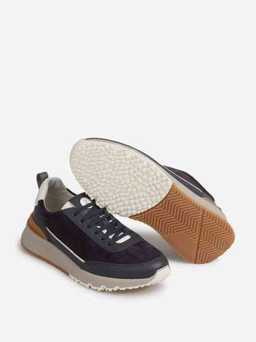 Brunello Cucinelli Hombre Barcelona zapatillas Ante color Azul Marino sku 616-003292 01 - Foto 4