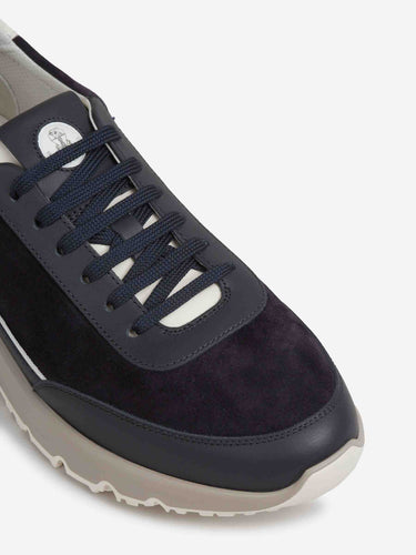 Brunello Cucinelli Hombre Barcelona zapatillas Ante color Azul Marino sku 616-003292 01 - Foto 5