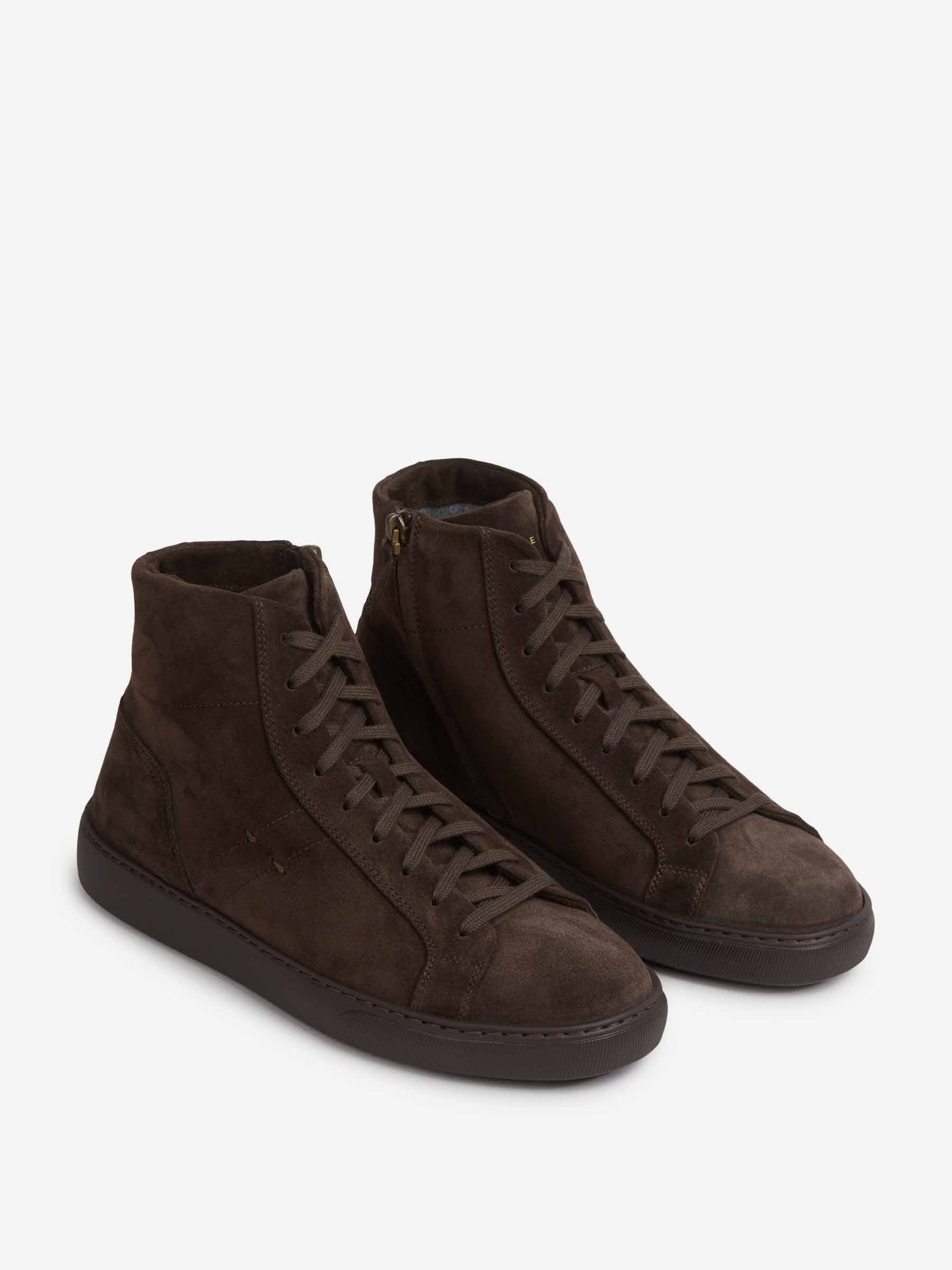 Sneakers Hautes Cuir