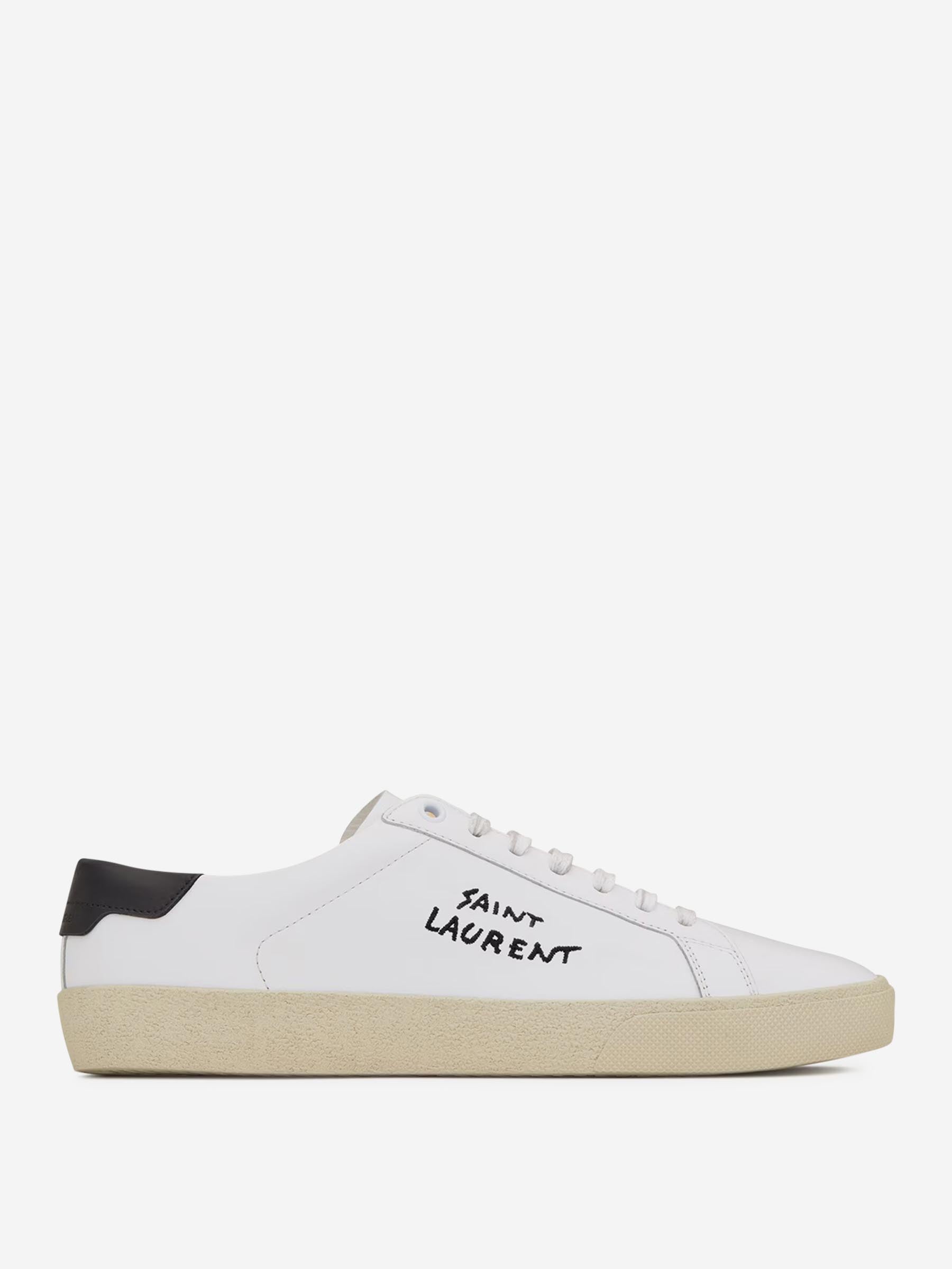 Saint Laurent Hombre Barcelona Sneakers Court Classic color Blanco sku 616-003306 01 - Foto 1
