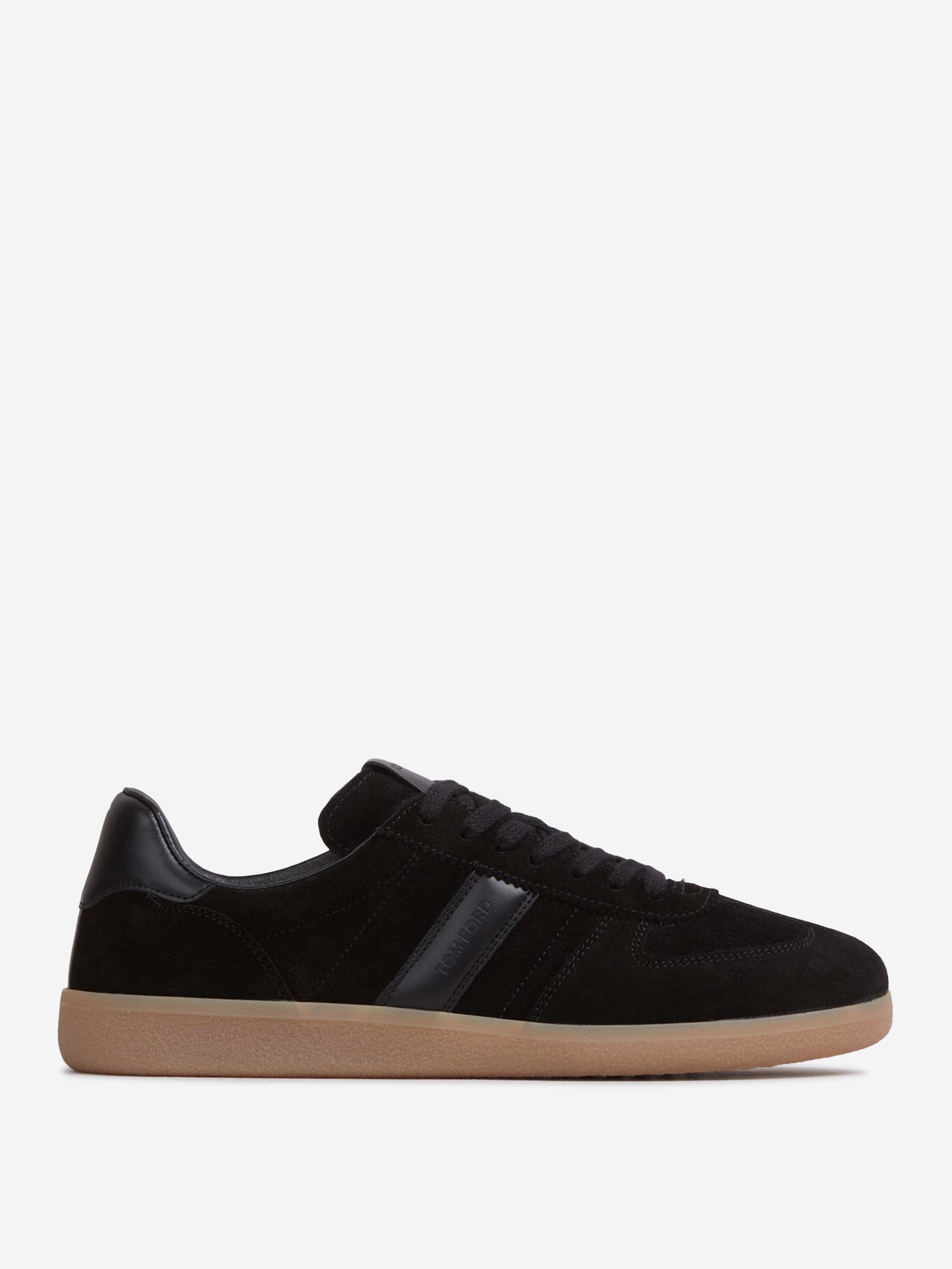 Tom Ford Hombre Barcelona Sneakers Suede color Negro sku 616-003324 01 - Foto 1