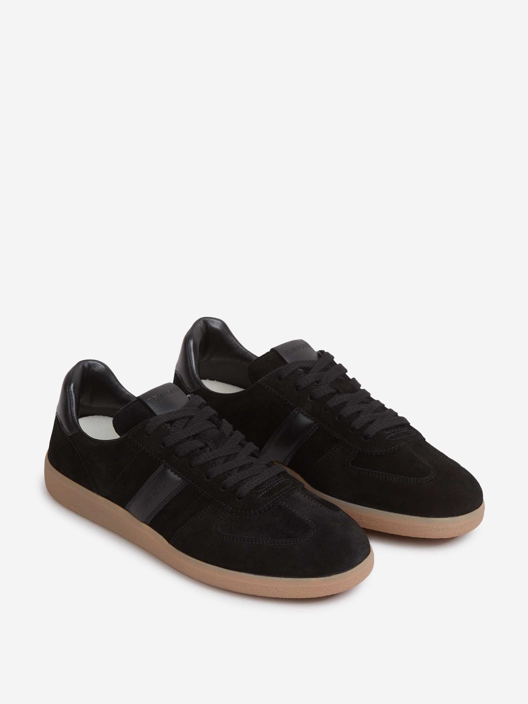 Tom Ford Hombre Barcelona Sneakers Suede color Negro sku 616-003324 01 - Foto 2