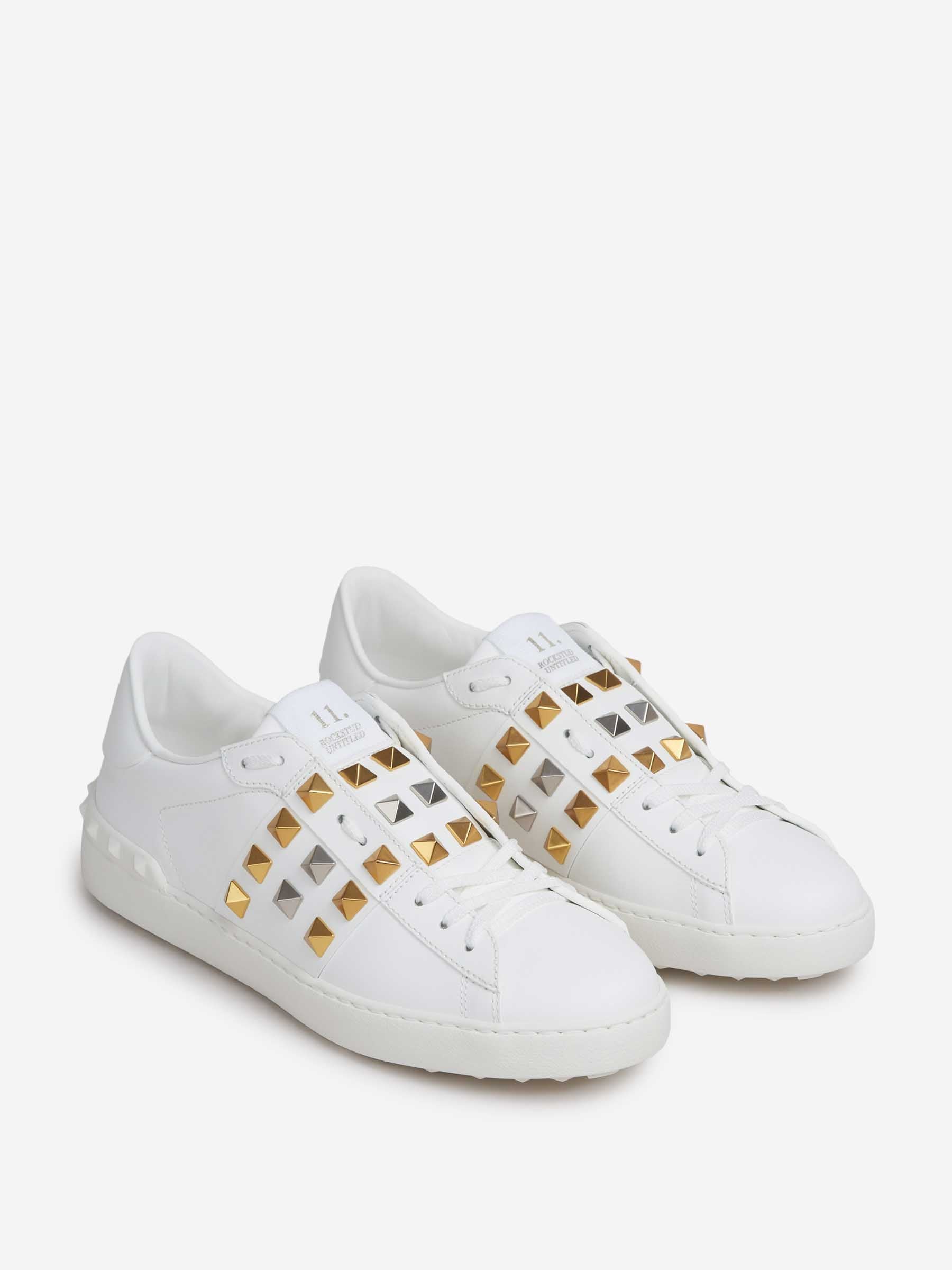 Valentino Garavani Hombre Barcelona Sneakers Rockstud color Blanco sku 616-003334 01 - Foto 2