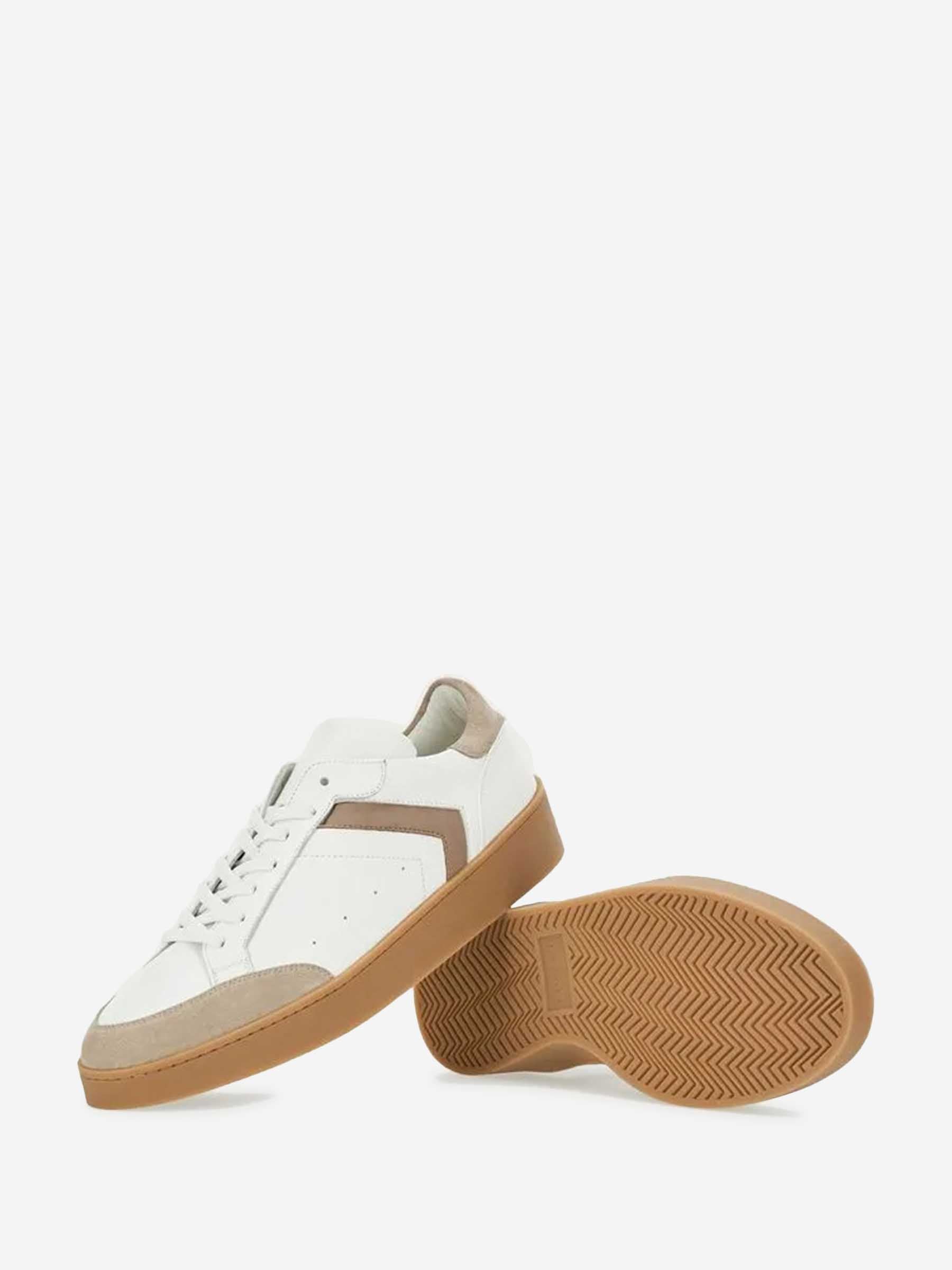 Canali Hombre Barcelona Sneakers Piel Derby color Beige sku 616-003341 01 - Foto 2