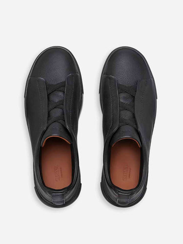 Zegna Hombre Barcelona zapatillas Triple Stitch color Negro sku 616-003343 01 - Foto 3