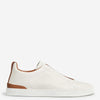 Zegna Hombre Barcelona Sneakers Triple Stitch color Blanco sku 616-003343 02 - Foto 1
