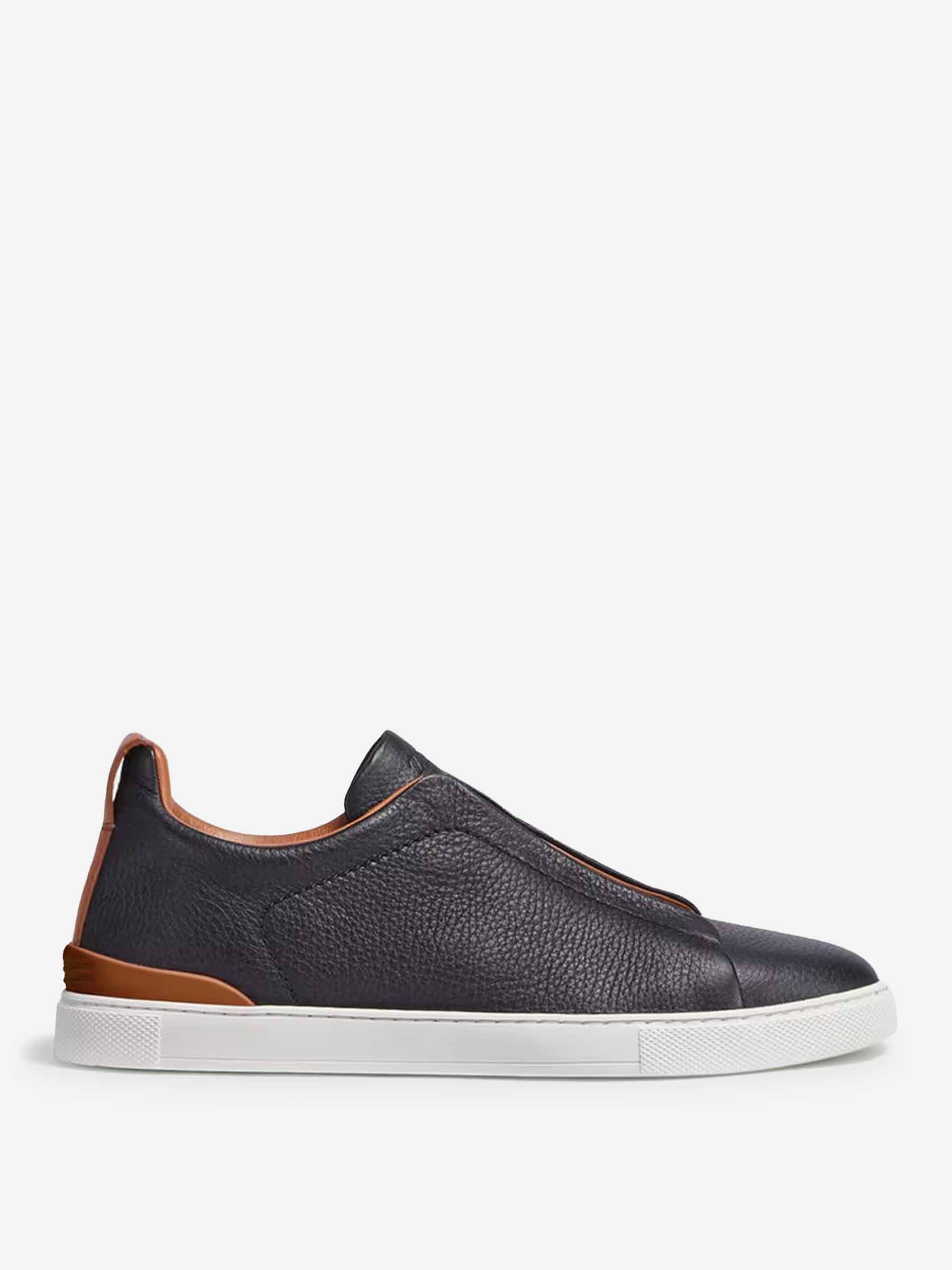 Zegna Hombre Barcelona Sneakers Triple Stitch color Negro sku 616-003343 03 - Foto 1