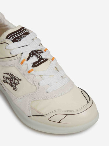 Burberry Hombre Barcelona zapatillas Matrix Sport color Crema sku 616-003348 01 - Foto 5