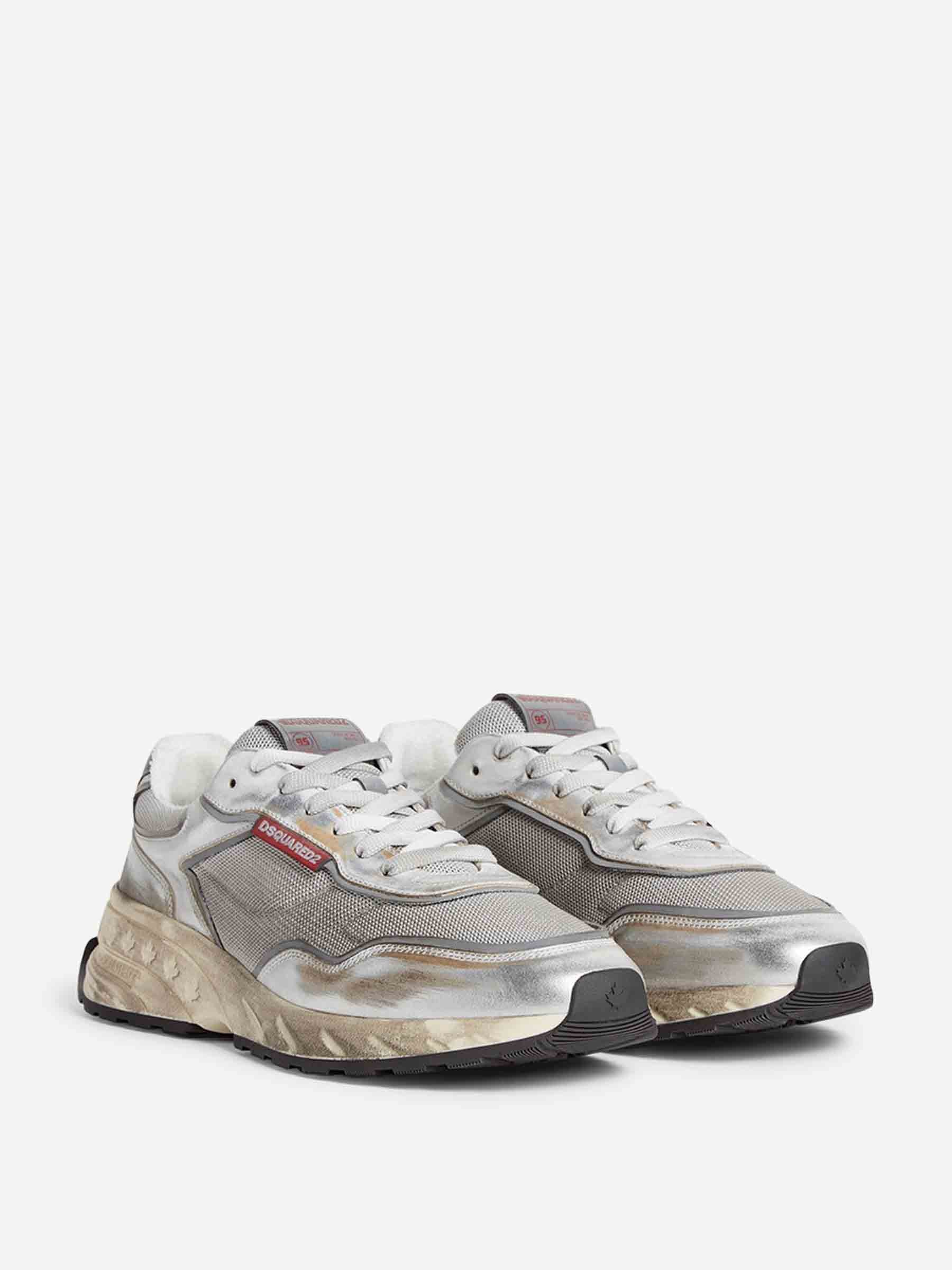 Dsquared2 Hombre Barcelona Sprinter Sneakers color Plateado sku 616-003354 01 - Foto 2