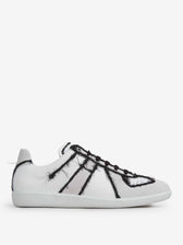 Maison Margiela Hombre Barcelona Sneakers Piel Ribete Contraste color Blanco sku 616-003361 01 - Foto 1