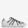 Maison Margiela Hombre Barcelona Sneakers Piel Ribete Contraste color Blanco sku 616-003361 01 - Foto 1