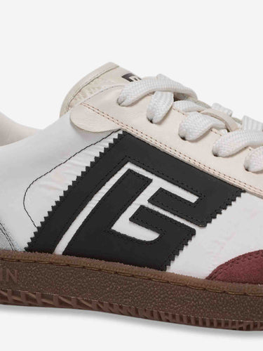 Balmain Hombre Barcelona Sneakers Balmain Swan color Crema sku 616-003363 01 - Foto 4