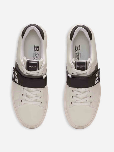 Balmain Hombre Barcelona Sneakers B-Court color Blanco Y Negro sku 616-003365 01 - Foto 3