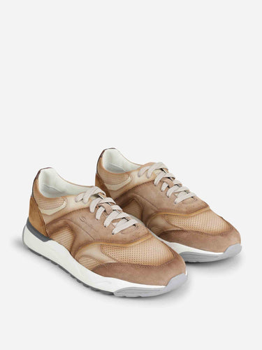 Santoni Hombre Barcelona Zapatillas deportivas Palermo en piel de becerro con suela de goma color Negro sku 616-003373 01 - Foto 2