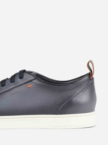 Santoni Hombre Barcelona Zapatillas Deportivas Piel color Azul Marino sku 616-003374 01 - Foto 3