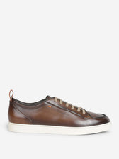 Santoni Hombre Barcelona Zapatillas Deportivas Piel color Marrón Oscuro sku 616-003374 02 - Foto 1