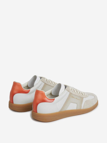 Santoni Hombre Barcelona zapatillas Piel Cordones color Blanco sku 616-003375 01 - Foto 3