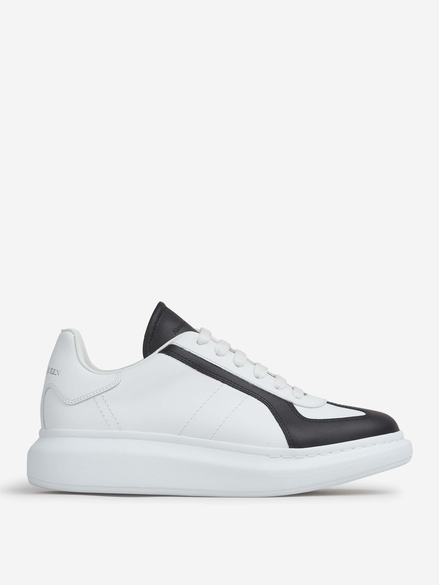 McQueen Hombre Barcelona Sneakers Oversized Piel color Blanco Y Negro sku 616-003388 01 - Foto 1