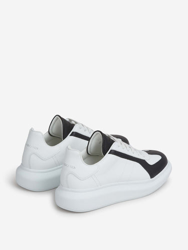 McQueen Hombre Barcelona zapatillas Oversized Piel color Blanco Y Negro sku 616-003388 01 - Foto 3