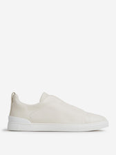 Zegna Hombre Barcelona zapatillas Triple Stitch color Crema sku 616-003393 01 - Foto 1
