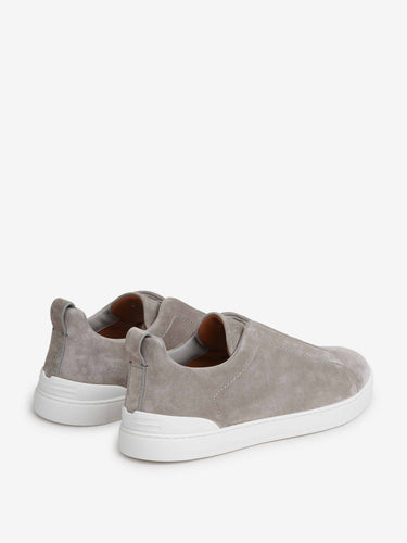 Zegna Hombre Barcelona zapatillas Triple Stitch color Taupe sku 616-003394 01 - Foto 3