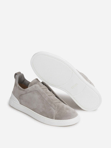 Zegna Hombre Barcelona zapatillas Triple Stitch color Taupe sku 616-003394 01 - Foto 4