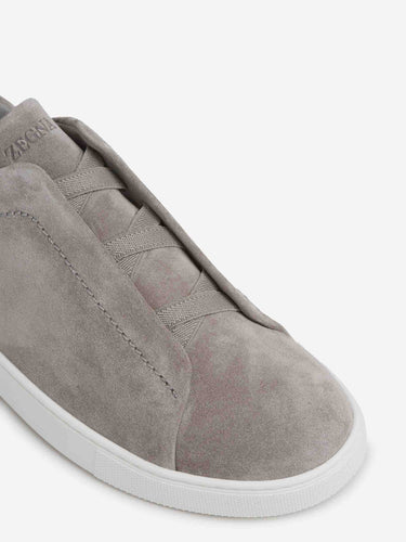 Zegna Hombre Barcelona zapatillas Triple Stitch color Taupe sku 616-003394 01 - Foto 5